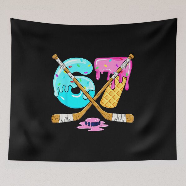Item preview, 67 Ice Cream Drip Hockey Meme Design designed and sold by gladysenglish.