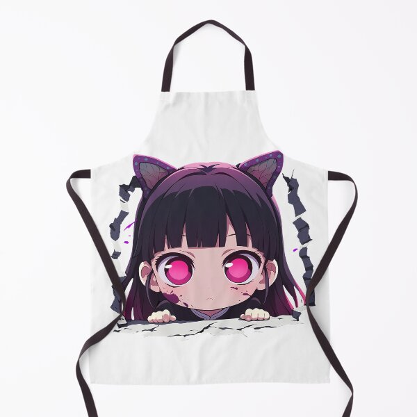 Item preview, Kanao Tsuyuri Demon Slayer Purple Glow Peeking designed and sold by TorbenKuhano.