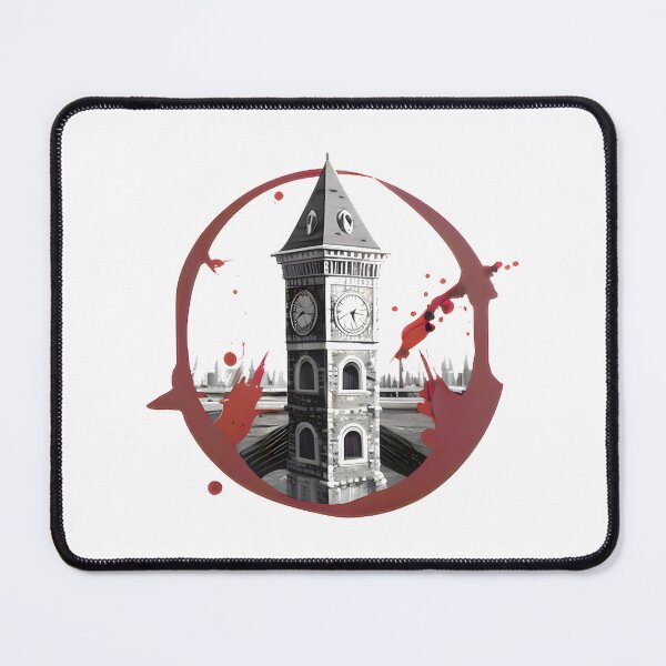 Item preview, Gothic Clocktower Blood Splatter designed and sold by jirayut290.
