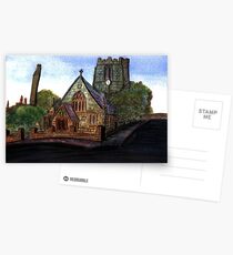 172 - SAINT CUTHBERT'S CHURCH, BLYTH - DAVE EDWARDS - WATERCOLOUR - 2007 Postcards