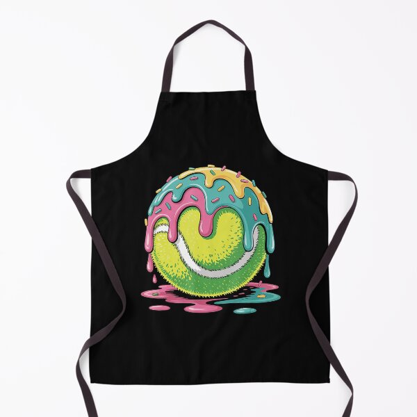 Item preview, Dripping Tennis Ball Colorful Ice Cream Style Illustration designed and sold by WayTBeenkenArt.