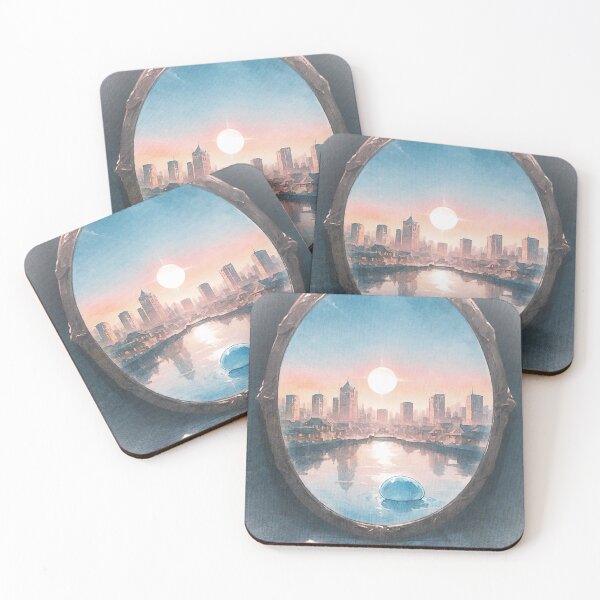 Item preview, Traveling Slime - Mirror Reflection City designed and sold by The Jellygaze.