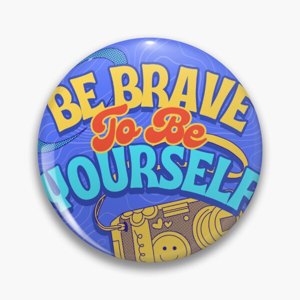 Item preview, Be Brave To Be Yourself Quote | Junk Journal designed and sold by Halb92.