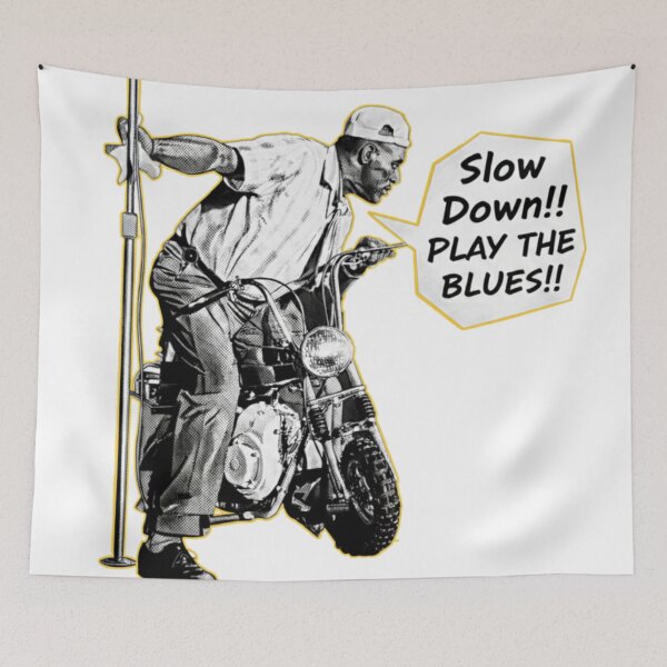 Item preview, Vintage Biker Blues - Retro Comic Style designed and sold by SLDB-9674.