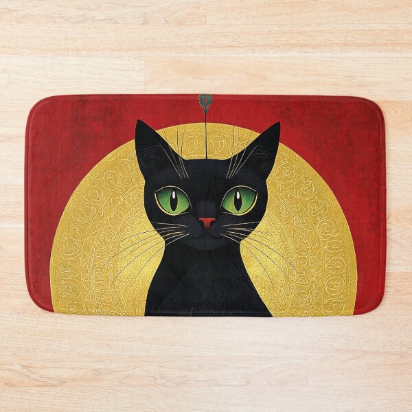 Item preview, Regal Gaze of the Peacock Cat designed and sold by Pixel Junkies Studio.