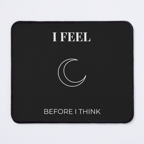 Item preview, I feel before I think – Minimalist design, sensitivity & intuition designed and sold by Mysteriaprint.
