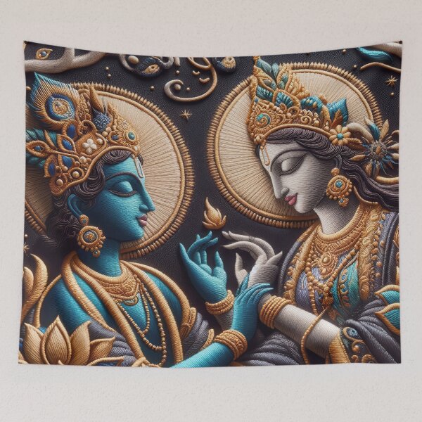 Item preview, Eternal Flame Radha Krishna Union designed and sold by ApproachingZion.