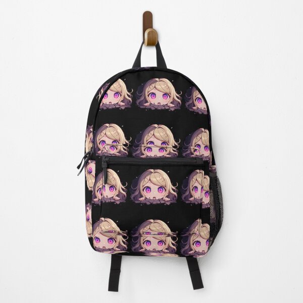 Item preview, Kaede Akamatsu Danganronpa V3 Chibi Peeking With Pink Eyes designed and sold by TorbenKuhano.