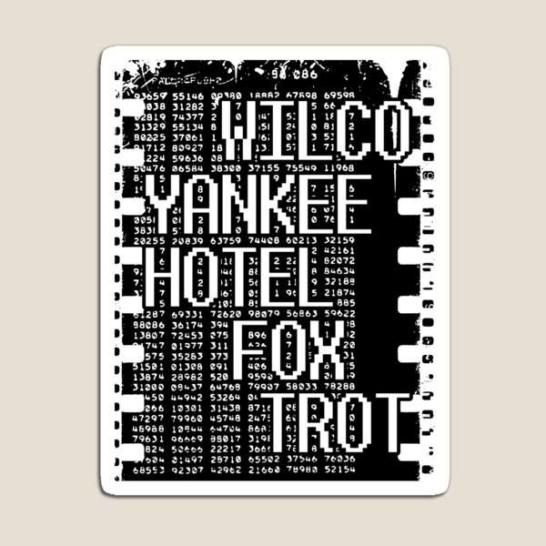 Item preview, Yankee Hotel Foxtrot Numbers Station Shortwave Radio Static designed and sold by wmxdesign.