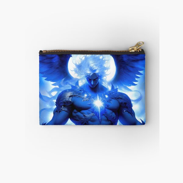 Item preview, Blue Archangel Warrior - Celestial Light Dark Fantasy designed and sold by KingdomsHarvest.