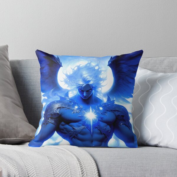 Item preview, Blue Archangel Warrior - Celestial Light Dark Fantasy designed and sold by KingdomsHarvest.