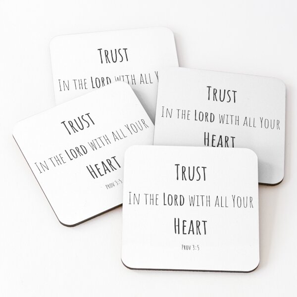 Item preview, Trust in the Lord with all your Heart designed and sold by OzzyluArt.