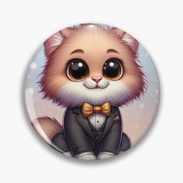 Item preview, Cute Luxury Cat Cartoon designed and sold by CuteThingsWorld.