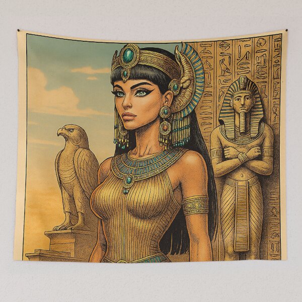 Item preview, Queen Tiye of Ancient Egypt Art designed and sold by EASNFTCOL.