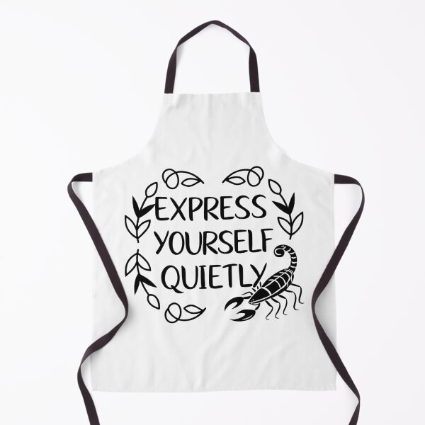 Item preview, Express Yourself Quietly Scorpio Minimalist Graphic Art designed and sold by Jirada.