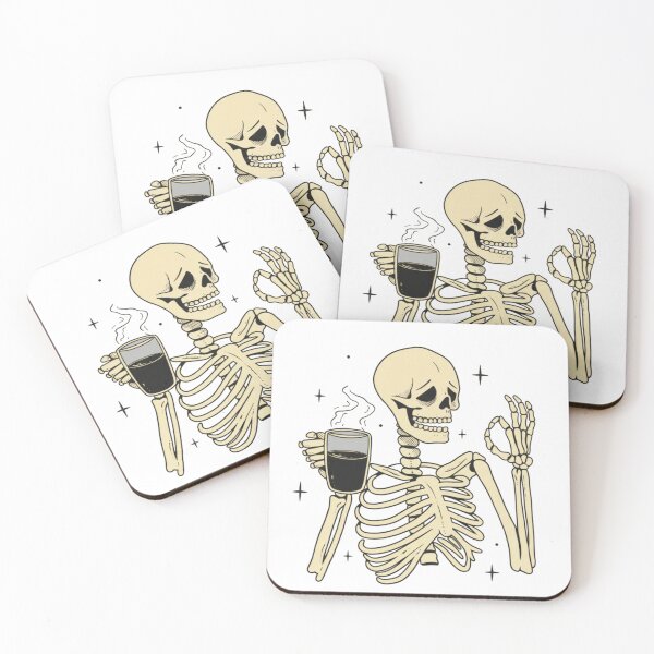 Item preview, Vintage Skeleton Coffee designed and sold by LuloCreative.