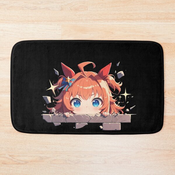 Item preview, Taiki Shuttle Uma Musume Chibi Peeking With Golden Eyes designed and sold by TorbenKuhano.