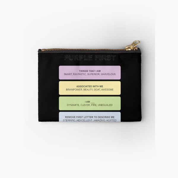 Item preview, Purple First: Smart, Fantastic, Awesome & More designed and sold by Delleladesign.