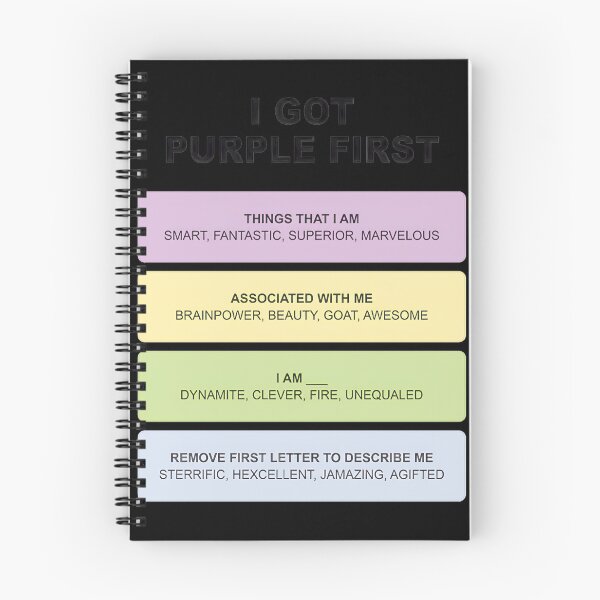 Item preview, Purple First: Smart, Fantastic, Awesome & More designed and sold by Delleladesign.