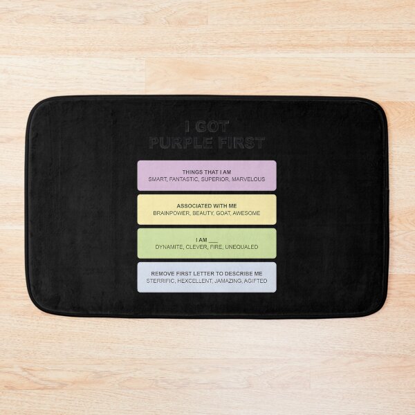 Item preview, Purple First: Smart, Fantastic, Awesome & More designed and sold by Delleladesign.