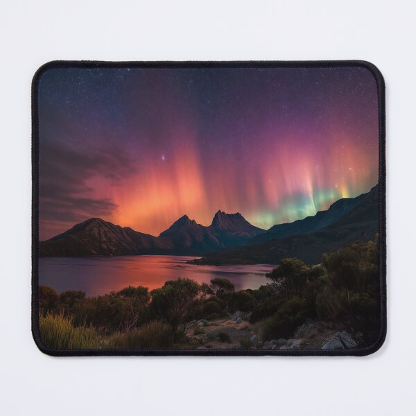 Item preview, Auroa Australis over the Mountains designed and sold by mshepdog.