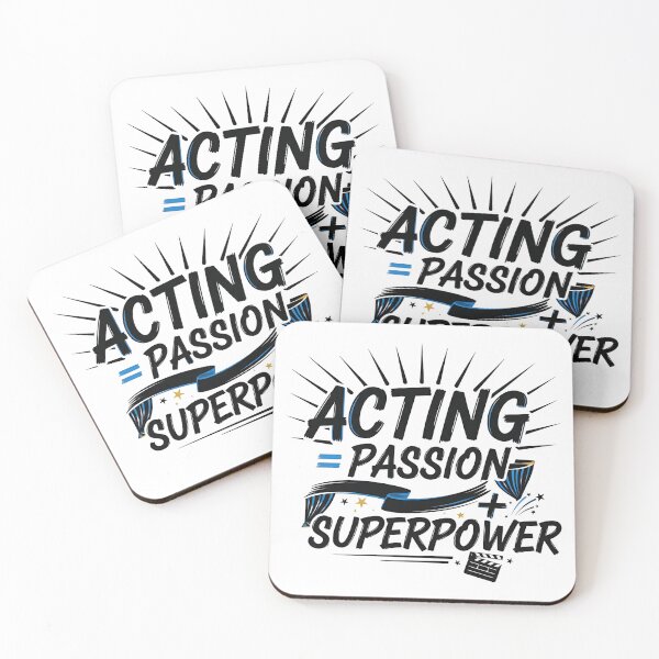 Item preview, Acting = Passion + Superpower – Actor Actress Theater Life T-Shirt designed and sold by Muzgle.