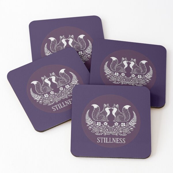 Item preview, Stillness Fox Folk Art Aesthetic designed and sold by HMUQ_VIBE.