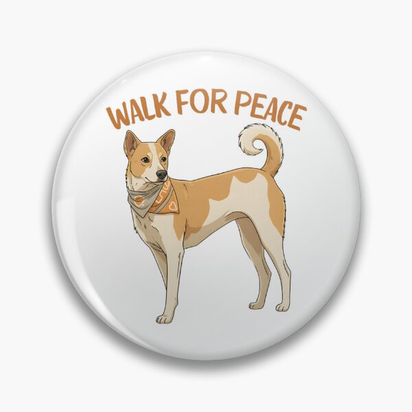 Item preview, Walk for Peace Aloka Dog designed and sold by CristHuds.