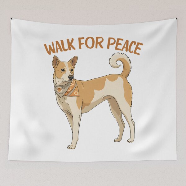 Item preview, Walk for Peace Aloka Dog designed and sold by CristHuds.