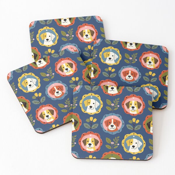 Item preview, Nursery Seamless Dog Pattern Cute Puppy Pet designed and sold by FRH Design ⭐⭐⭐⭐⭐.