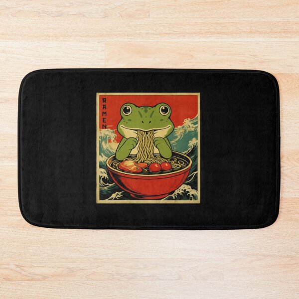 Item preview, ラーメン Frog Ramen Illustration Cute Japanese Food Art designed and sold by JEFDodsonArt.