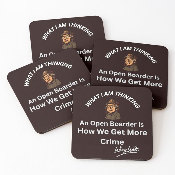 Item preview, An Open Boarder is How We Get More Crime designed and sold by Whiny Walt's Custom Tees.