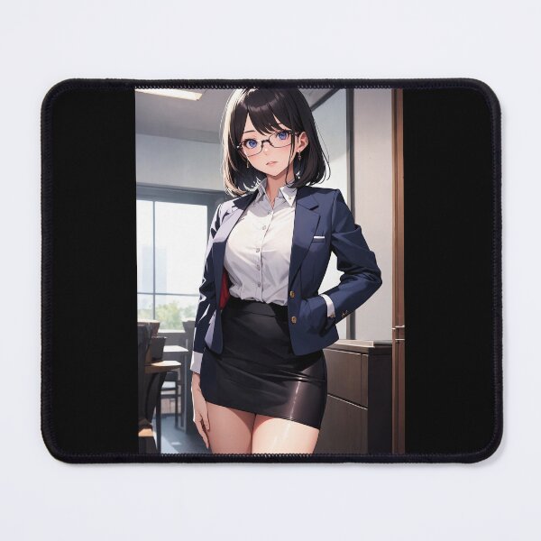 Item preview, Watsuka Amafumi Anime Office Woman Professional Suit Glasses Art designed and sold by iloveanimechibi.
