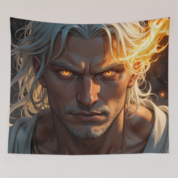 Item preview, Eyes of Fire - The Lord of Glory Revelation Art designed and sold by KingdomsHarvest.