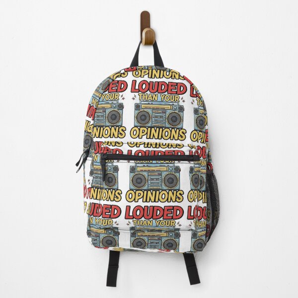 Item preview, Louder Than Your Opinions - Retro Boombox Music Design designed and sold by PIXEL INDUSTRIES.
