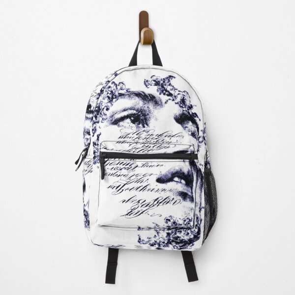 Item preview, Surrealist calligraphic portrait Monochrome art designed and sold by NF Designs Studio DTF.