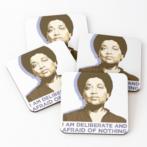 Item preview, Audrey Lorde I Am Deliberate and Afraid of Nothing Quote designed and sold by ShannonSArtwork.