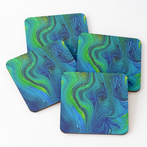 Item preview, “Green Blue Fire” By In The Colors of Amber (Amber Joy Liem) designed and sold by AmberJoyLiem.