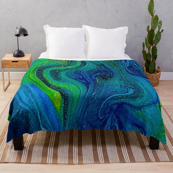 Item preview, “Green Blue Fire” By In The Colors of Amber (Amber Joy Liem) designed and sold by AmberJoyLiem.