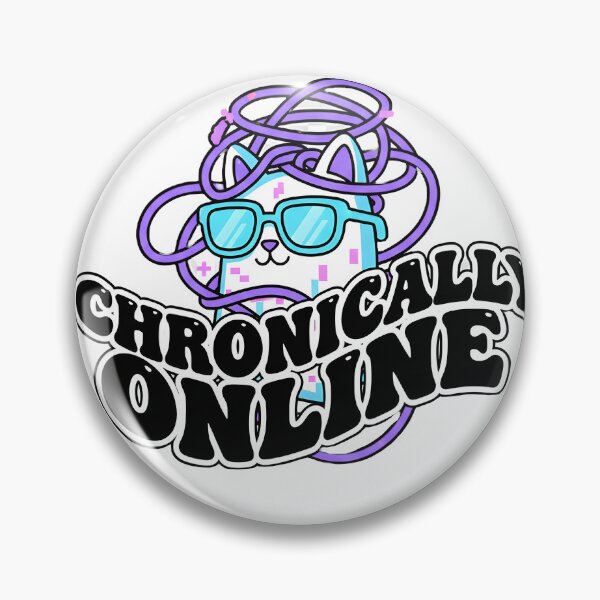 Item preview, Chronically Online Glitch Cat Est 2026 designed and sold by ND-Culture.