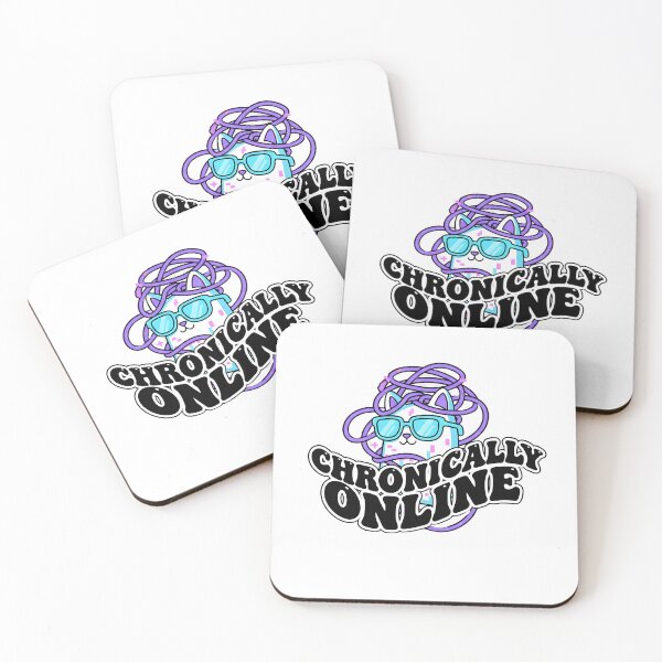 Item preview, Chronically Online Glitch Cat Est 2026 designed and sold by ND-Culture.