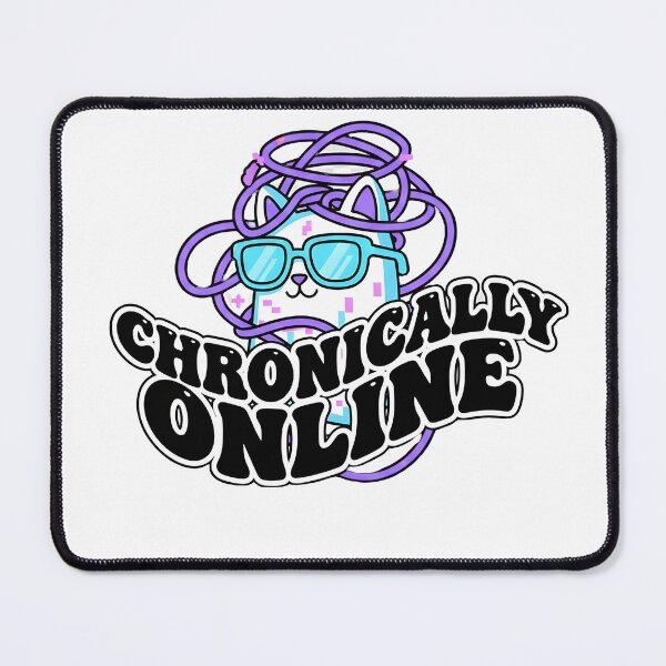 Item preview, Chronically Online Glitch Cat Est 2026 designed and sold by ND-Culture.