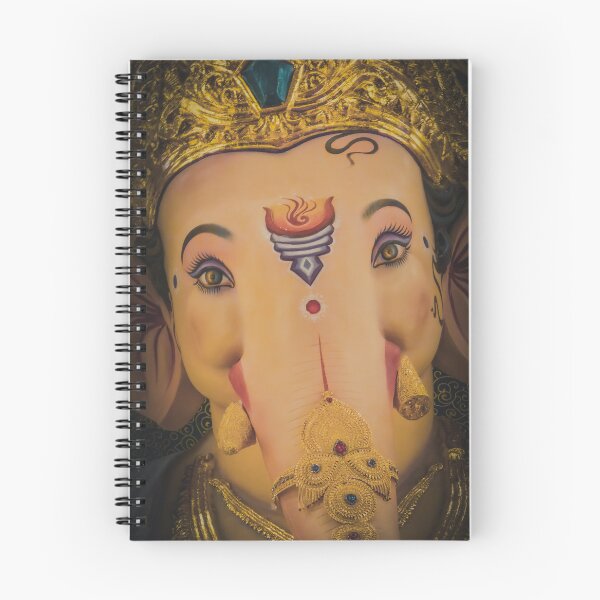 Item preview, Golden Ganesha Face with Divine Fire Tilak designed and sold by ISOmetricStudio.