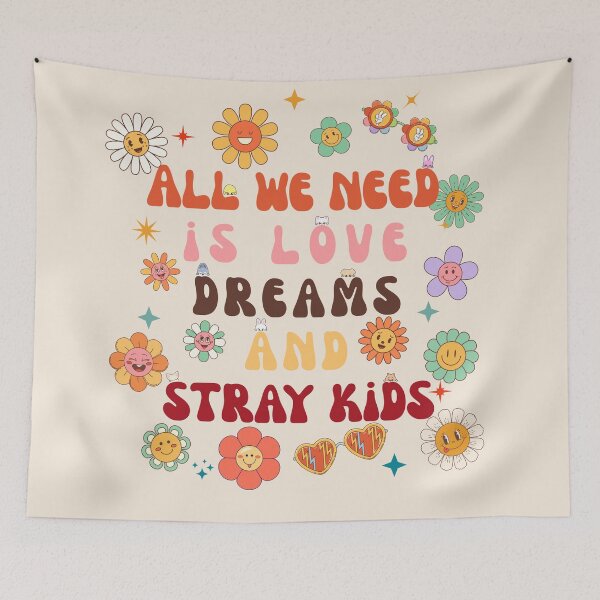 Item preview, All we need is Love , Dreams and STRAY KIDS | retro style designed and sold by M4ch4Moch1Design.