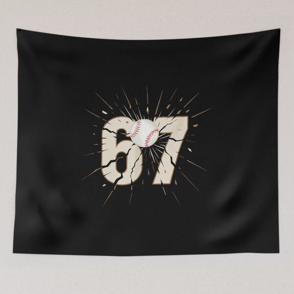Item preview, 67 Baseball Six Seven Funny Meme Number Design designed and sold by miaa-artistshop.