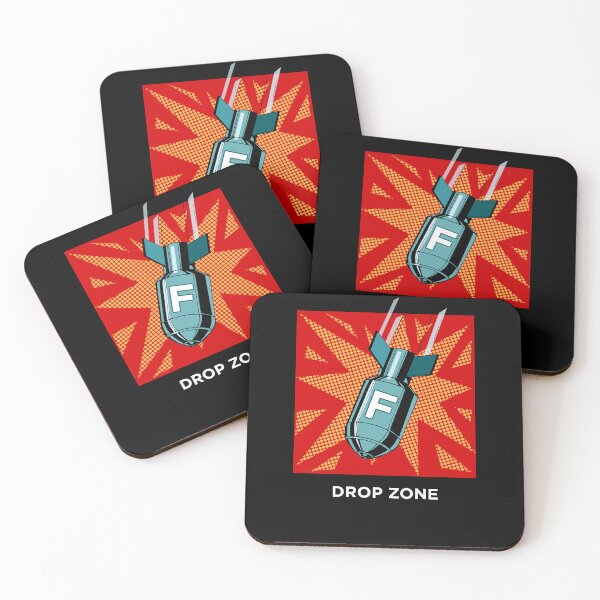 Item preview, F Bomb drop zone - dark background designed and sold by Half Serious.