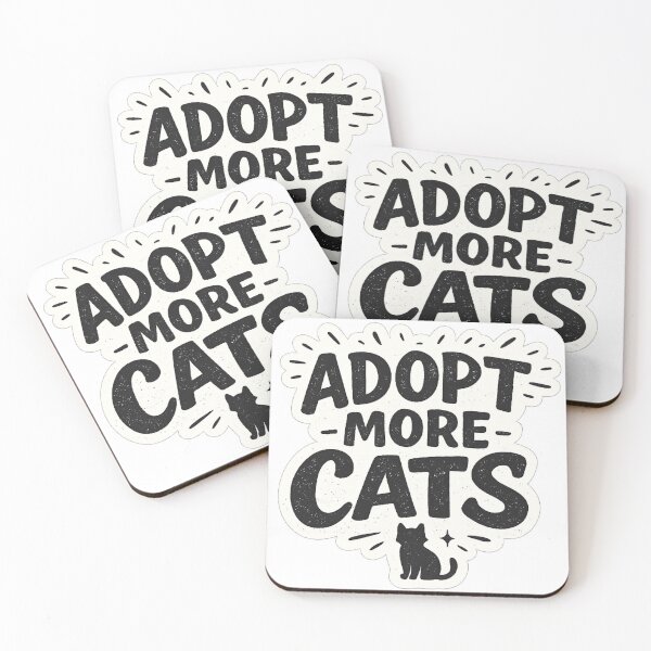 Item preview, Adopt More Cats designed and sold by Rislam.
