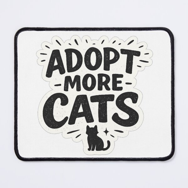 Item preview, Adopt More Cats designed and sold by Rislam.