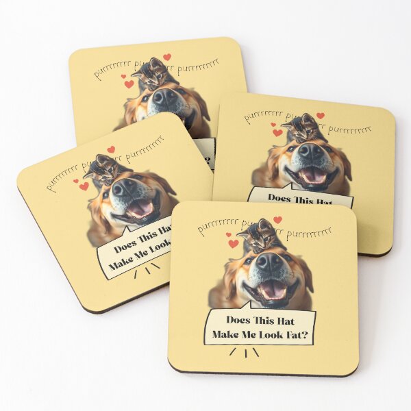 Item preview, Does This Hat Make Me Look Fat? Animal Friendships designed and sold by Sachie's Studio.