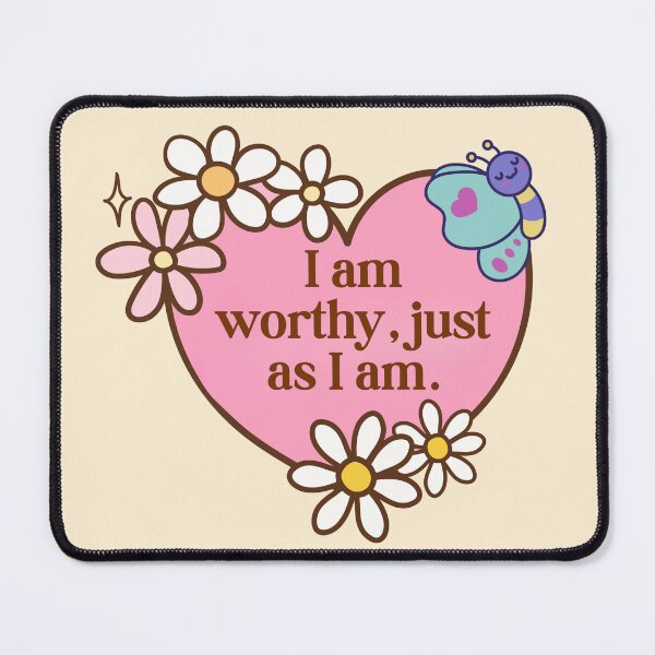 Item preview, I Am Worthy Just As I Am designed and sold by kaavishehsas.